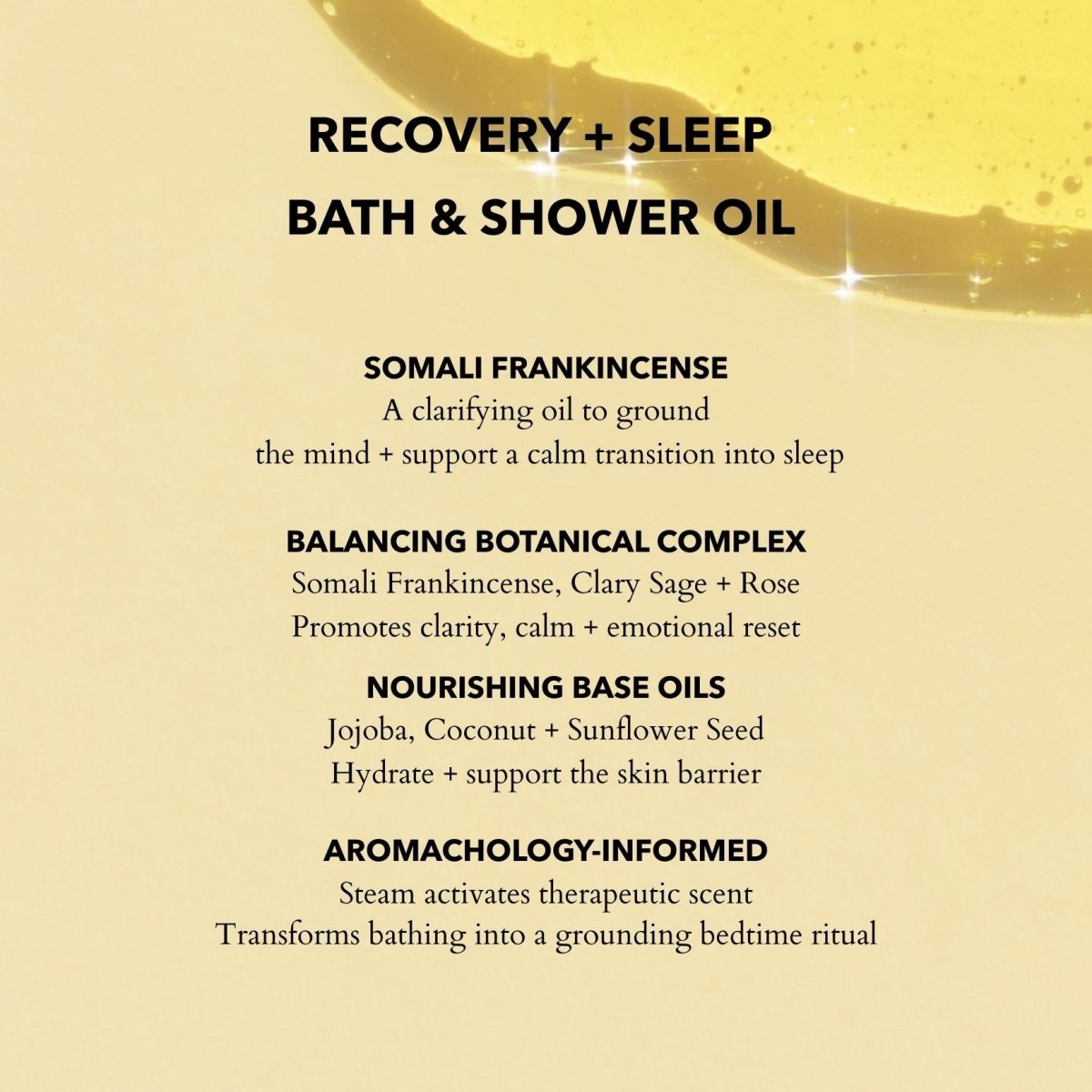 Bath & Shower Oil Somali Frankincense - anatomē