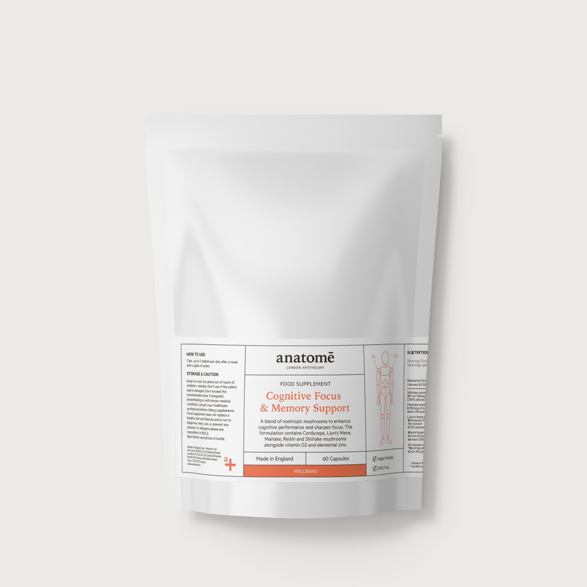 Cognitive Focus & Memory Support | Travel Pounch - anatomē