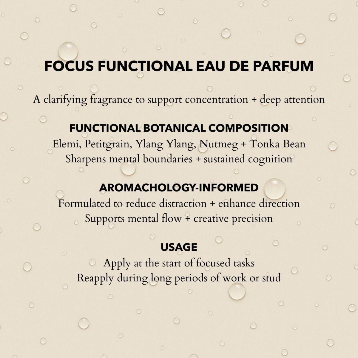 Focus Functional Parfum Travel 10ml - anatomē