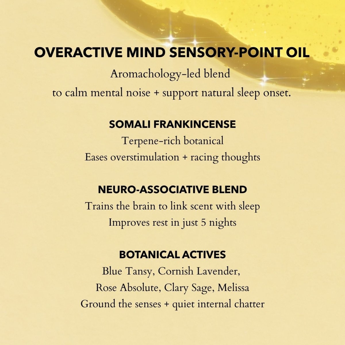 Overactive Mind Sleep Oil – Somali Frankincense | 30ml - anatomē