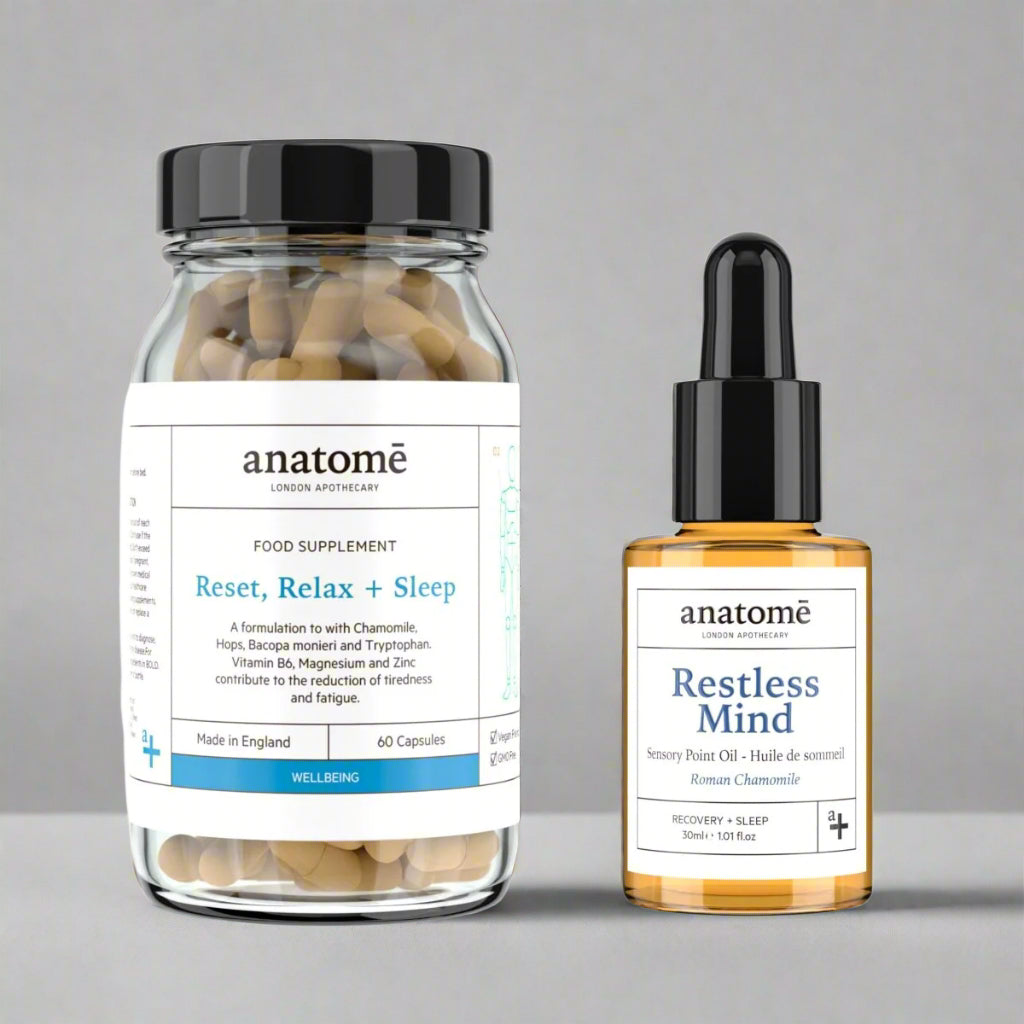 Restless Mind Sensory Point Sleep Oil | Roman Chamomile & Reset Supplement - anatomē