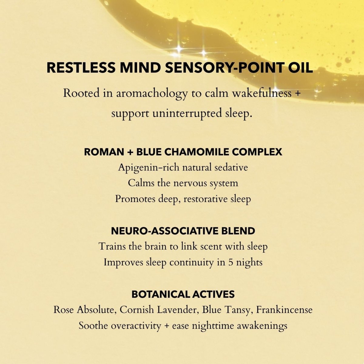 Restless Mind Roman Chamomile Sensory Point Oil - anatomē