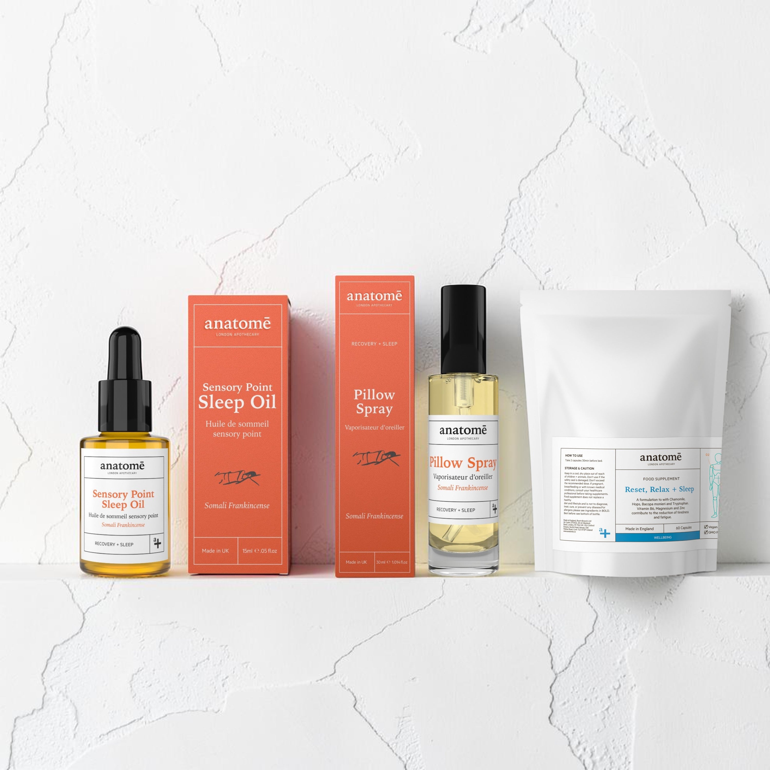 Frankincense Sleep Edition | Sensory Point Oil, Pillow Spray & Sleep Supplement
