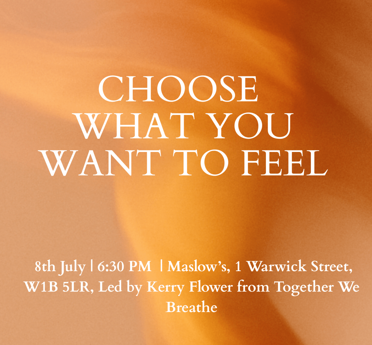 Scent & Movement Workshop | Choose What You Want to Feel | 8th July 6:30 pm - anatomē