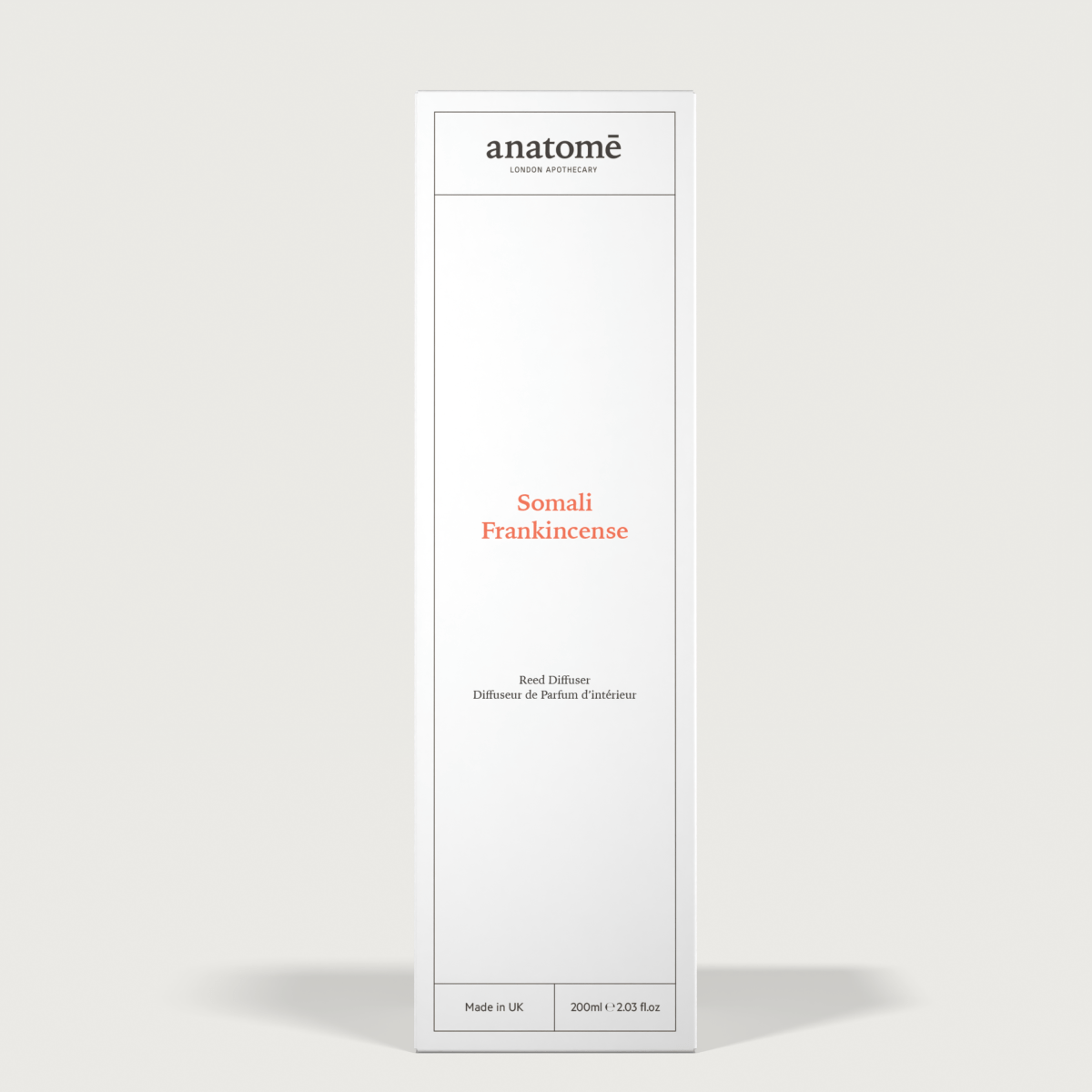 Somali Frankincense Essential Oil Reed Diffuser - anatomē