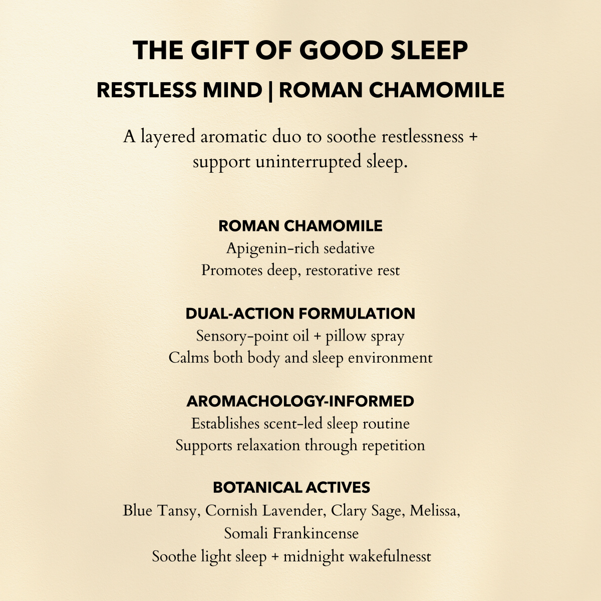 The Gift of Good Sleep Roman Chamomile - anatomē