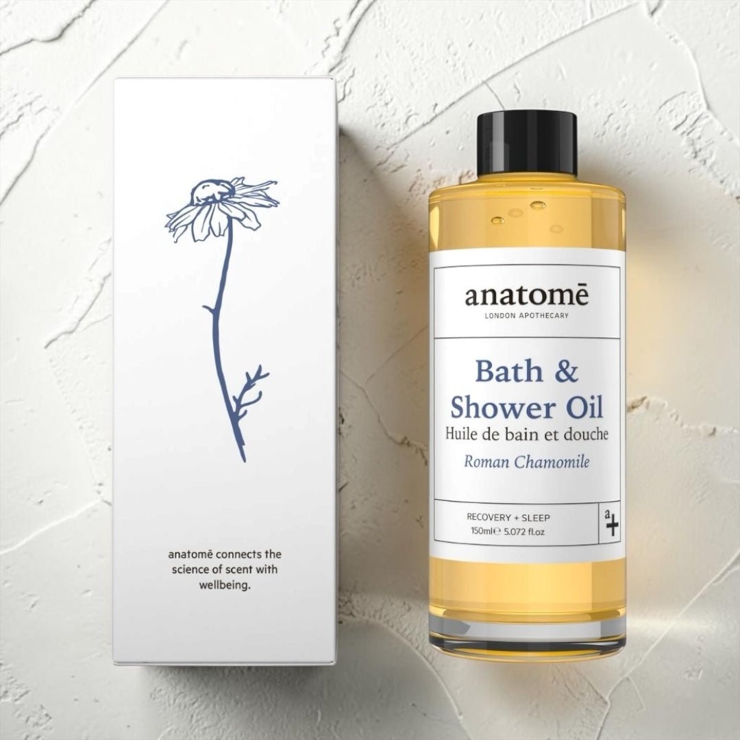 Bath & Shower Oil with Roman Chamomile & Cornish Lavender - anatomē