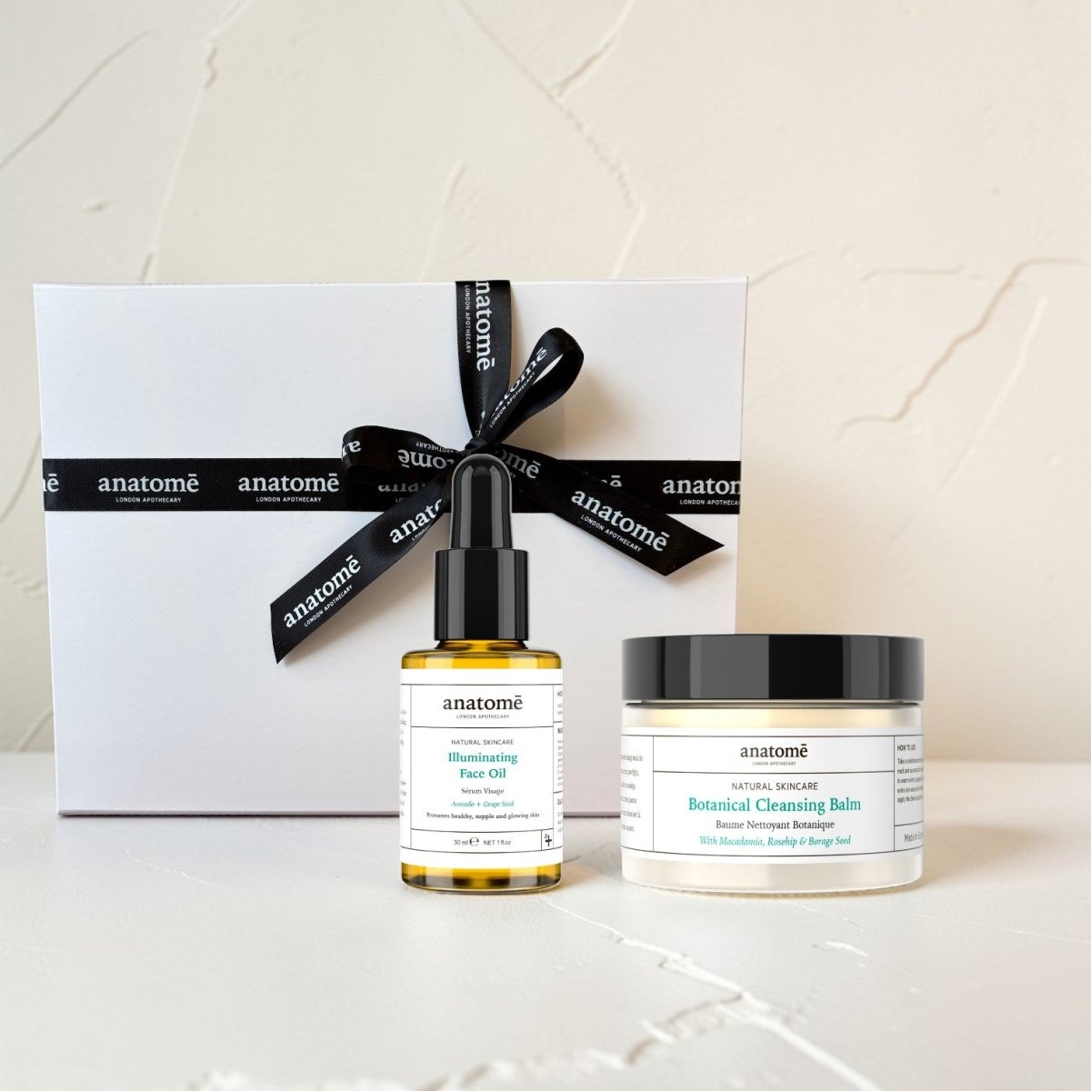 Cleansing Balm & illuminating Face Oil Gift Set - anatomē