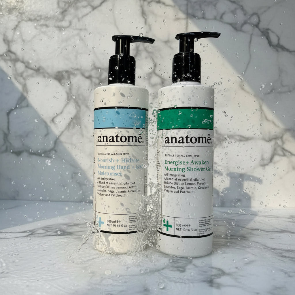 Energise shower Gel + Body Lotion dip Gift Set 300ml - anatomē