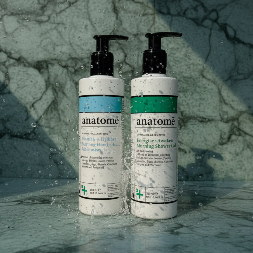 Energise shower Gel + Body Lotion dip Gift Set 300ml - anatomē