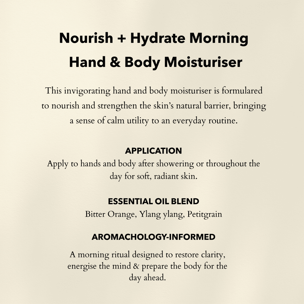 Nourish + Hydrate Morning Hand & Body Moisturiser 300ml - anatomē