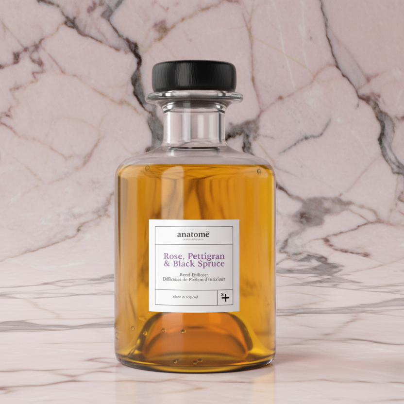 Rose, Petitgrain & Black Spruce Diffuser - anatomē