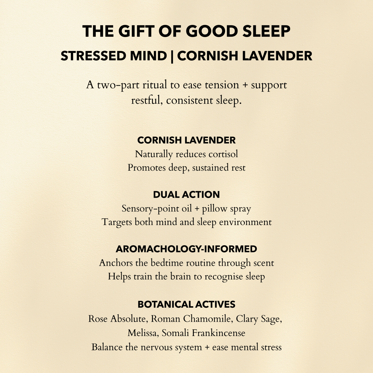 The Gift of Good Sleep | Cornish Lavender - anatomē