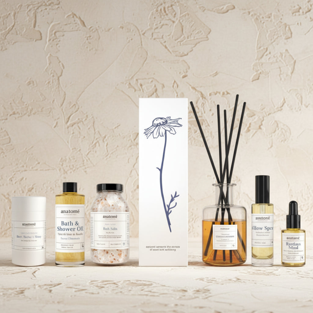 The Recovery + Sleep Gift Hamper - Roman Chamomile Scent - anatomē