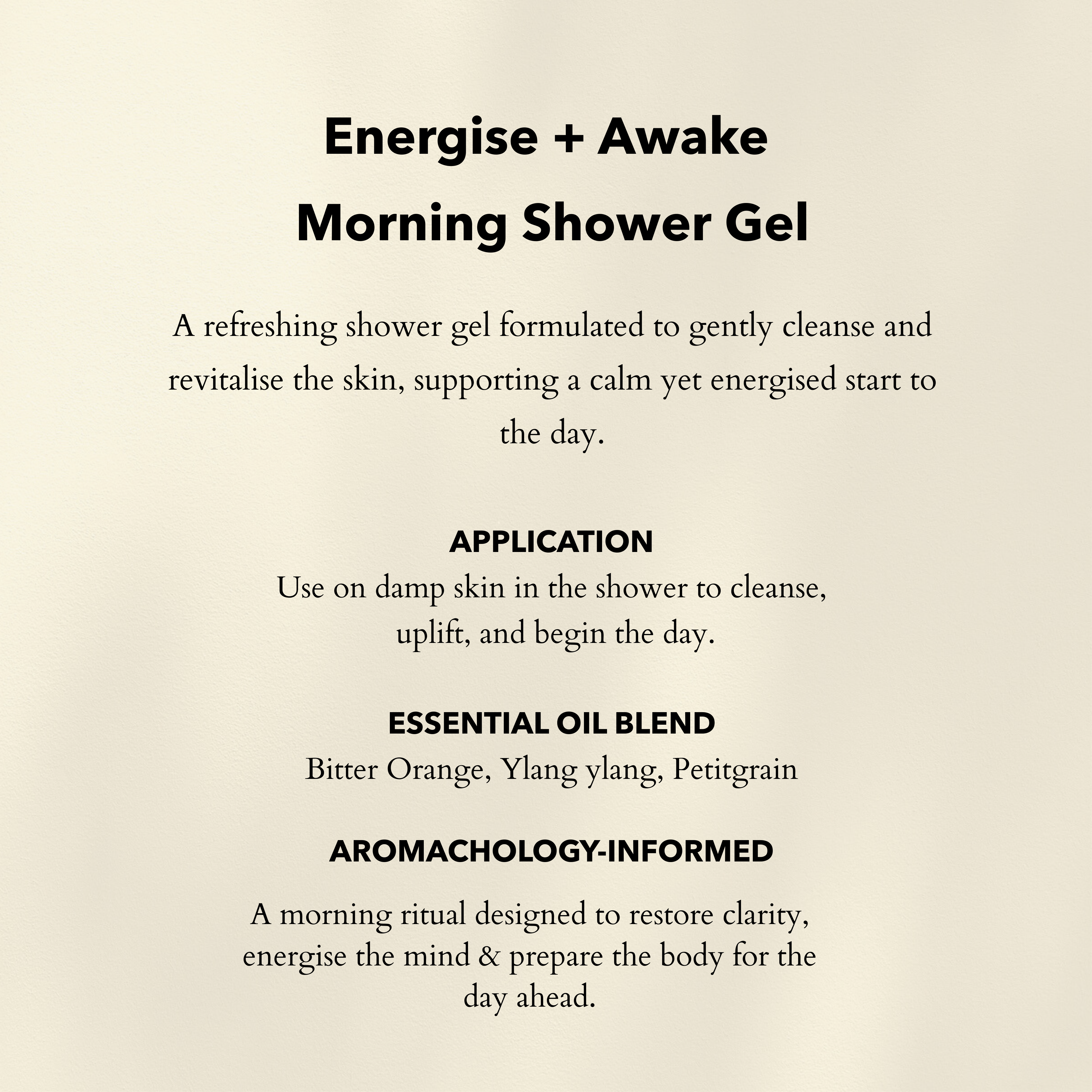 Energise + Awake Morning Shower Gel 300ml