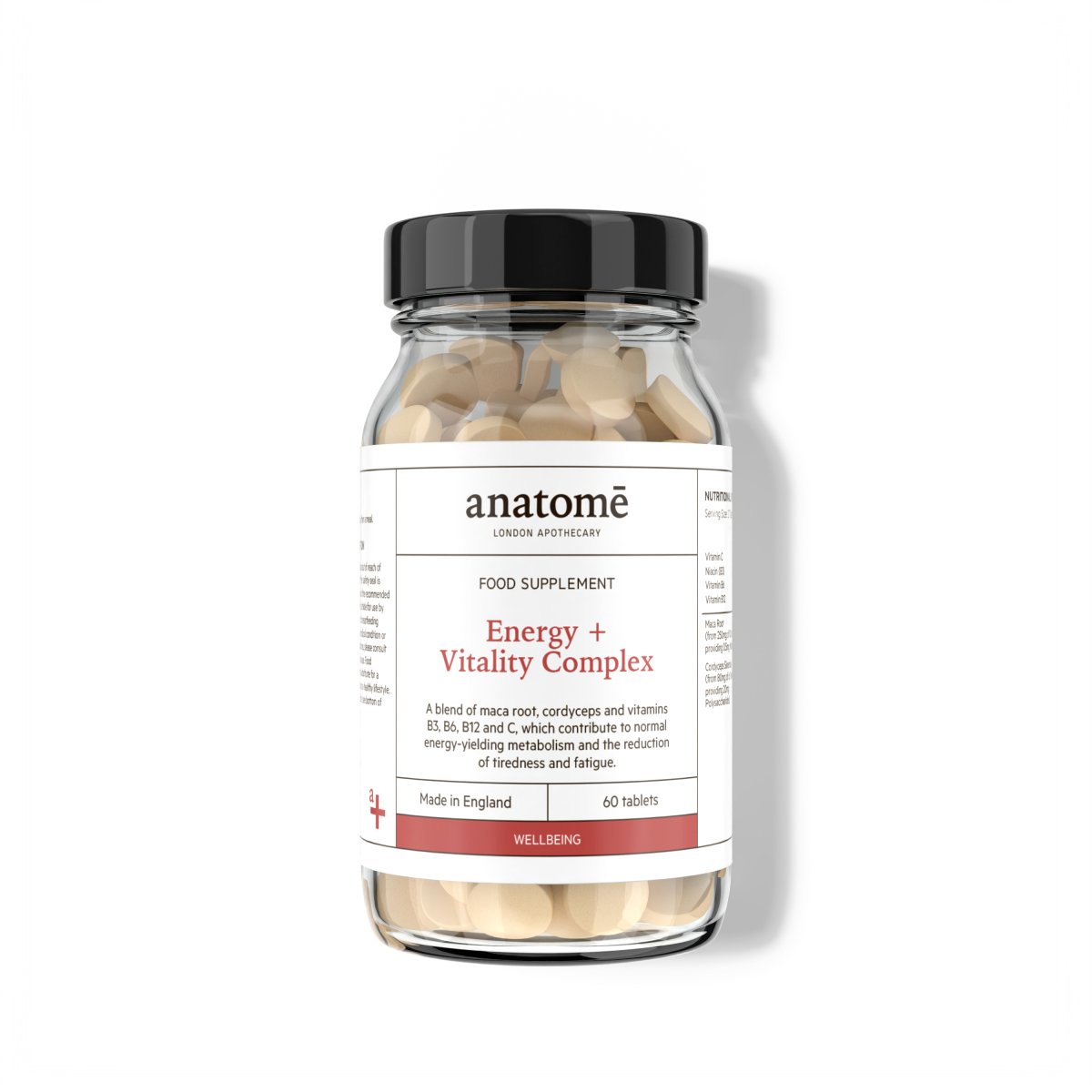 Energy + Vitality Stress support complex - anatomē