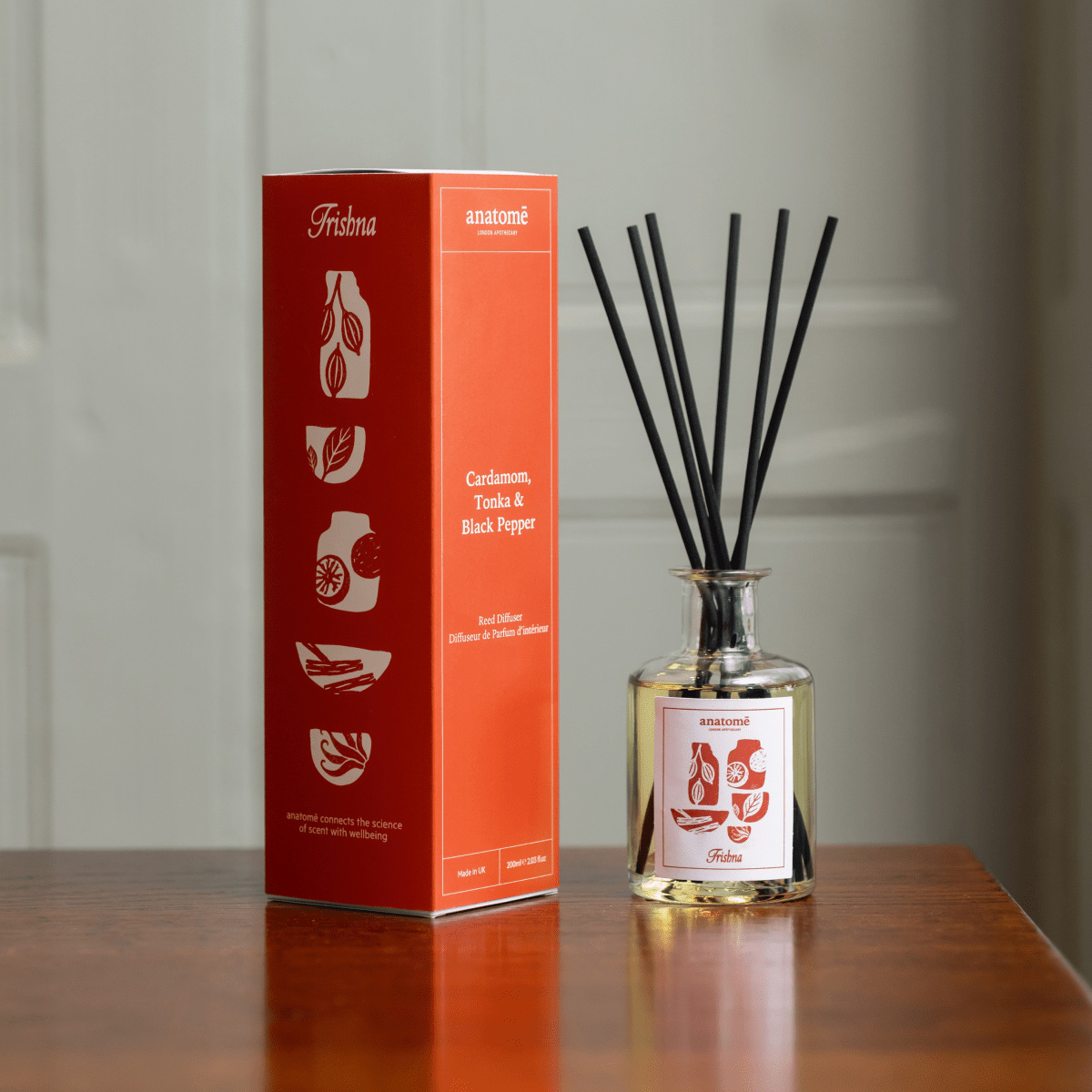 anatomē x Trishna - Golden Blend Essential Oil Room Diffuser & Room Spray - anatomē