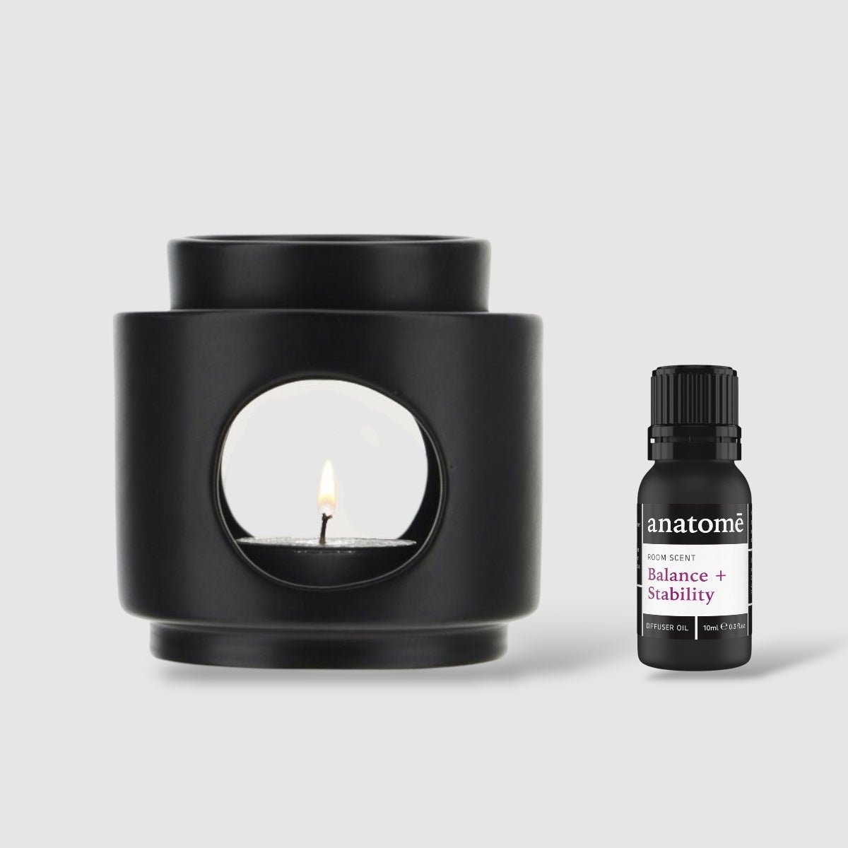 Balance Ceramic Oil Burner & Essential Oil Diffuser Blend Set - anatomē