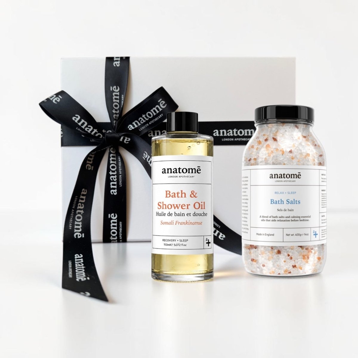 Bath & Shower Oil Somali Frankincense + Bath Salt Gift Set - anatomē