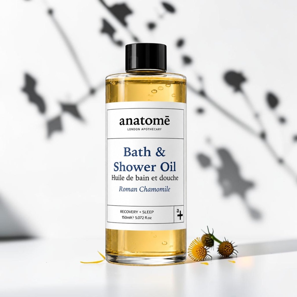 Bath & Shower Oil with Roman Chamomile & Cornish Lavender - anatomē