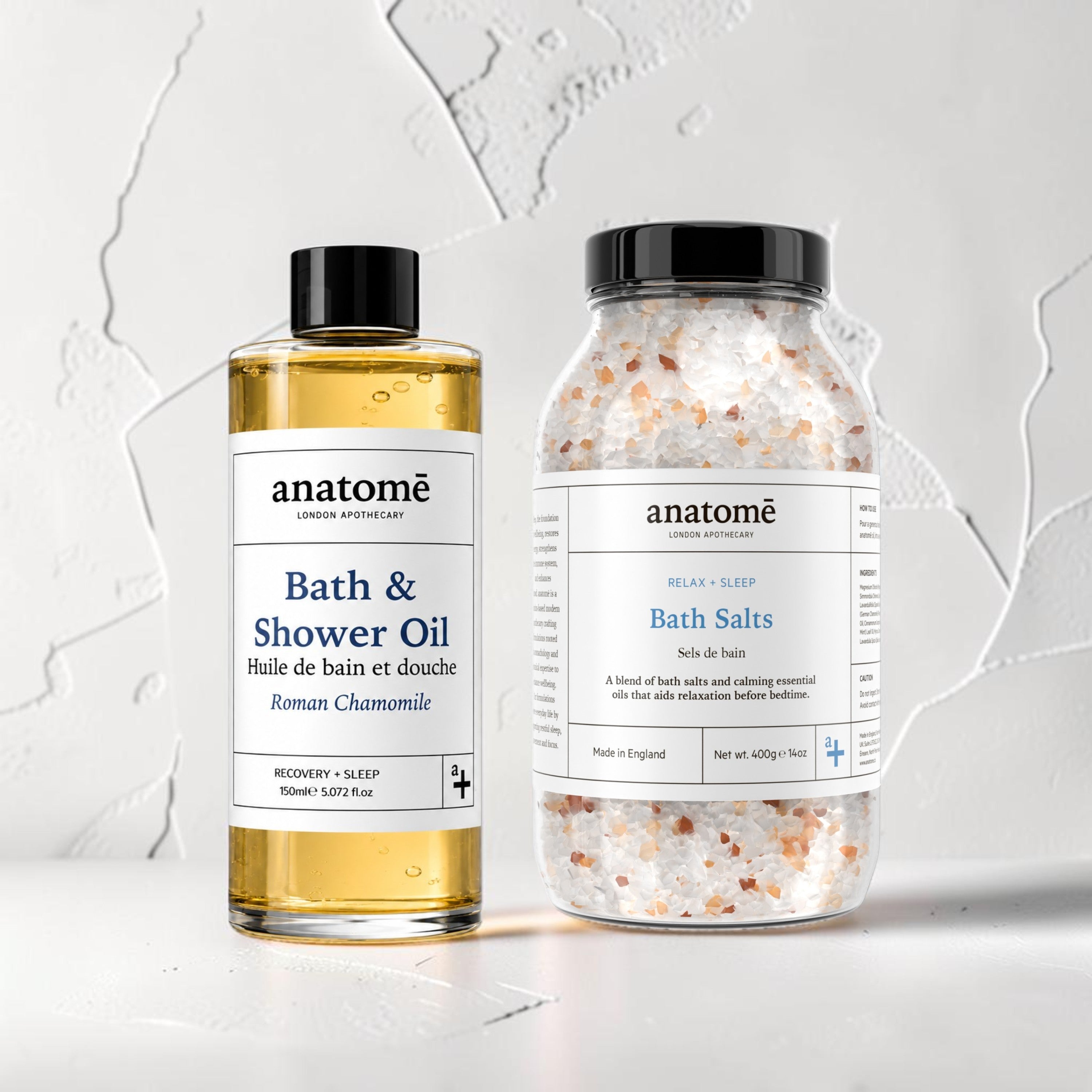 Chamomile Bath Oil & Bathing Salts
