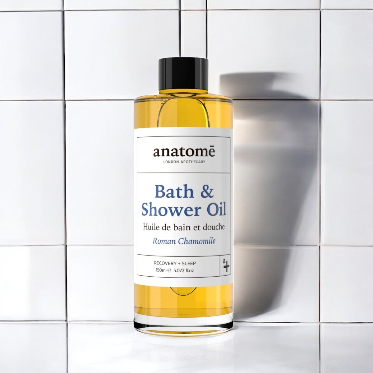 Calming Bath & Shower Oil with Roman Chamomile – Sleep & Stress Relief - anatomē