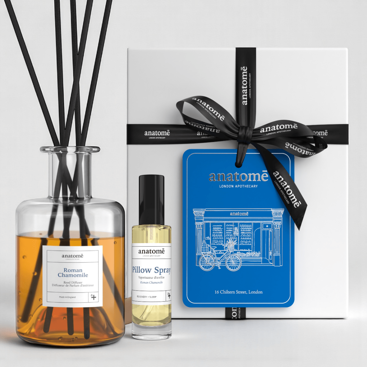 Chamomile & Lavender Diffuser and Pillow Spray Gift Set | anatome - anatomē
