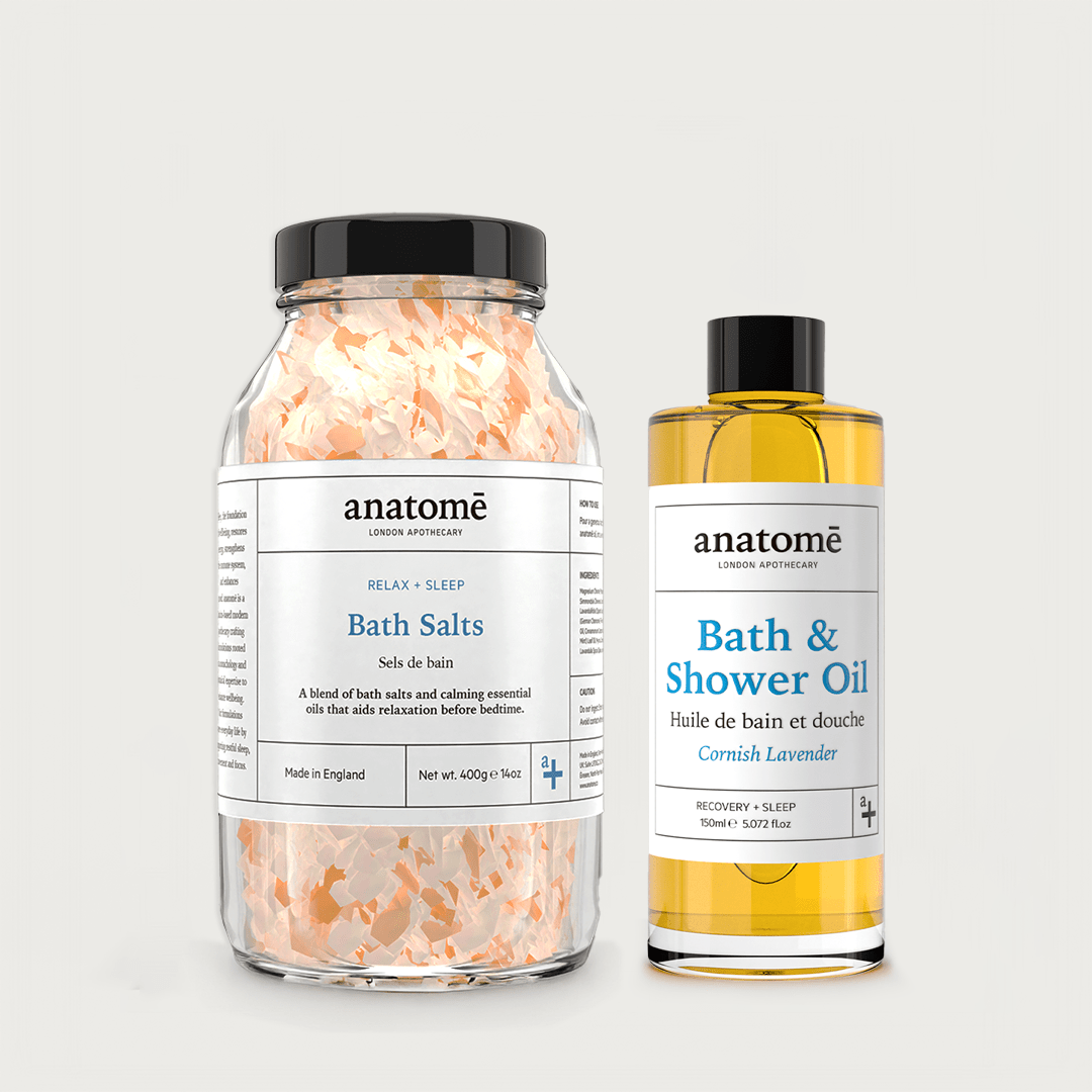 DUO: Bath & Shower Oil Lavender + Bath salts - anatomē
