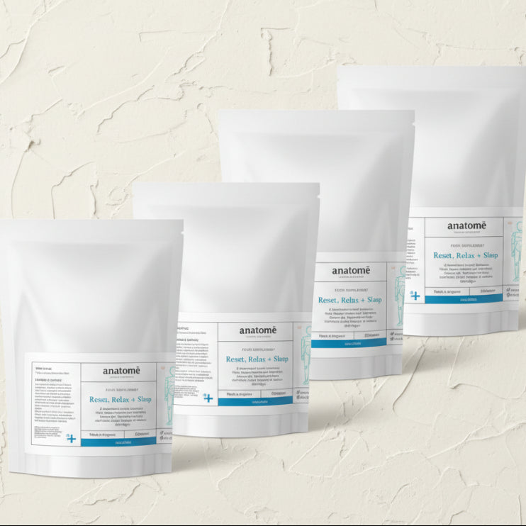 Magnesium | Reset, Relax + Sleep Supplement Pouch - 120days - anatomē