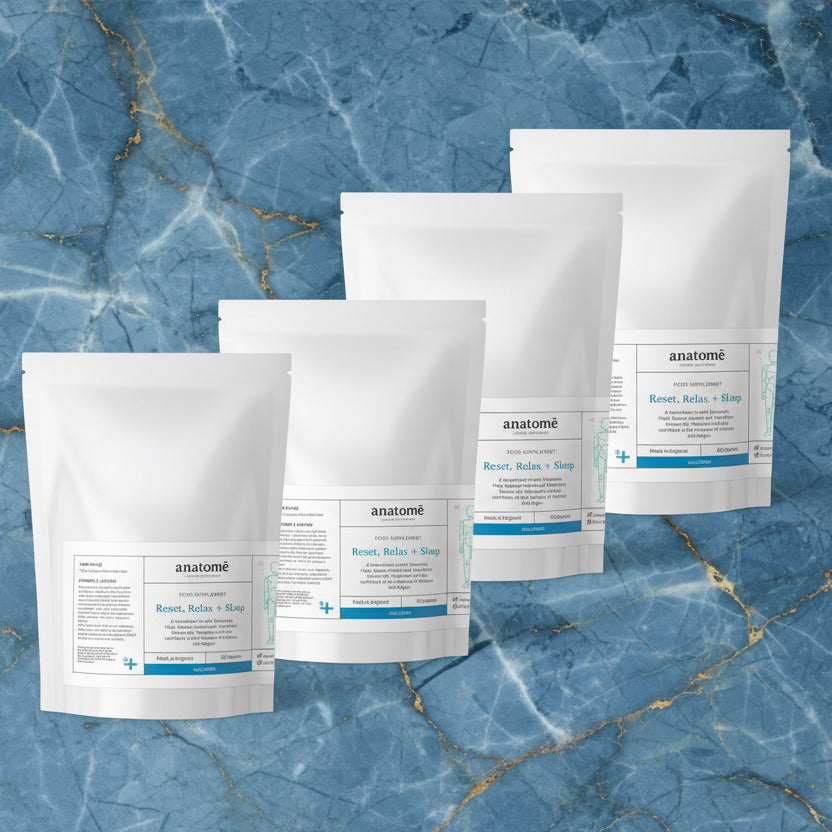 Magnesium | Reset, Relax + Sleep Supplement Pouch - 120days - anatomē