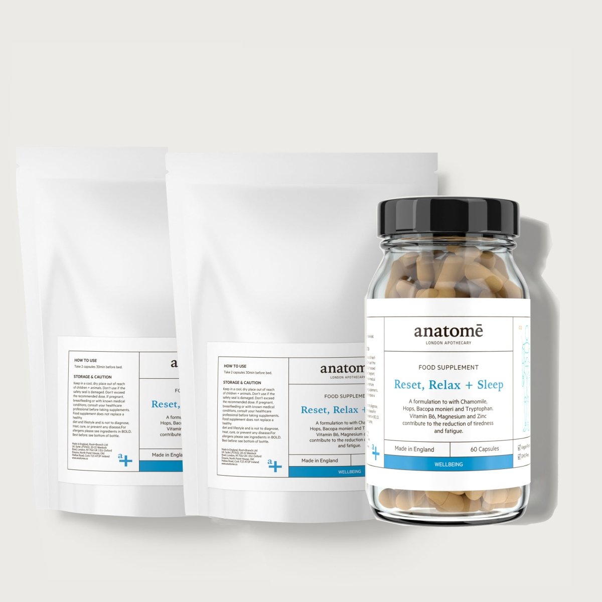 Magnesium Supplement | Reset, Relax + Sleep | 3 month supply - anatomē