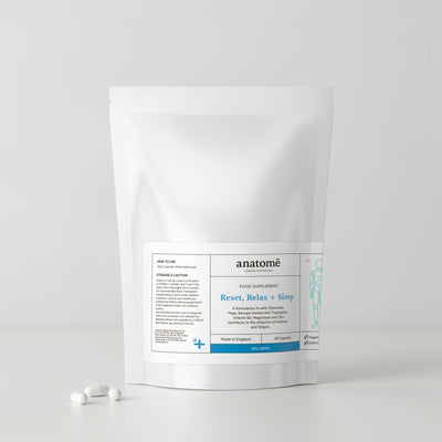 Magnesium & Tryptophan | Reset, Relax + Sleep Supplement Pouch - 30 days - anatomē