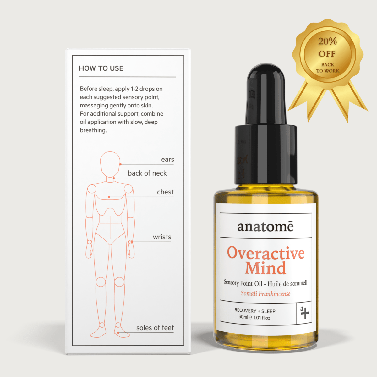 Overactive Mind Sleep Oil – Somali Frankincense | 30ml - anatomē