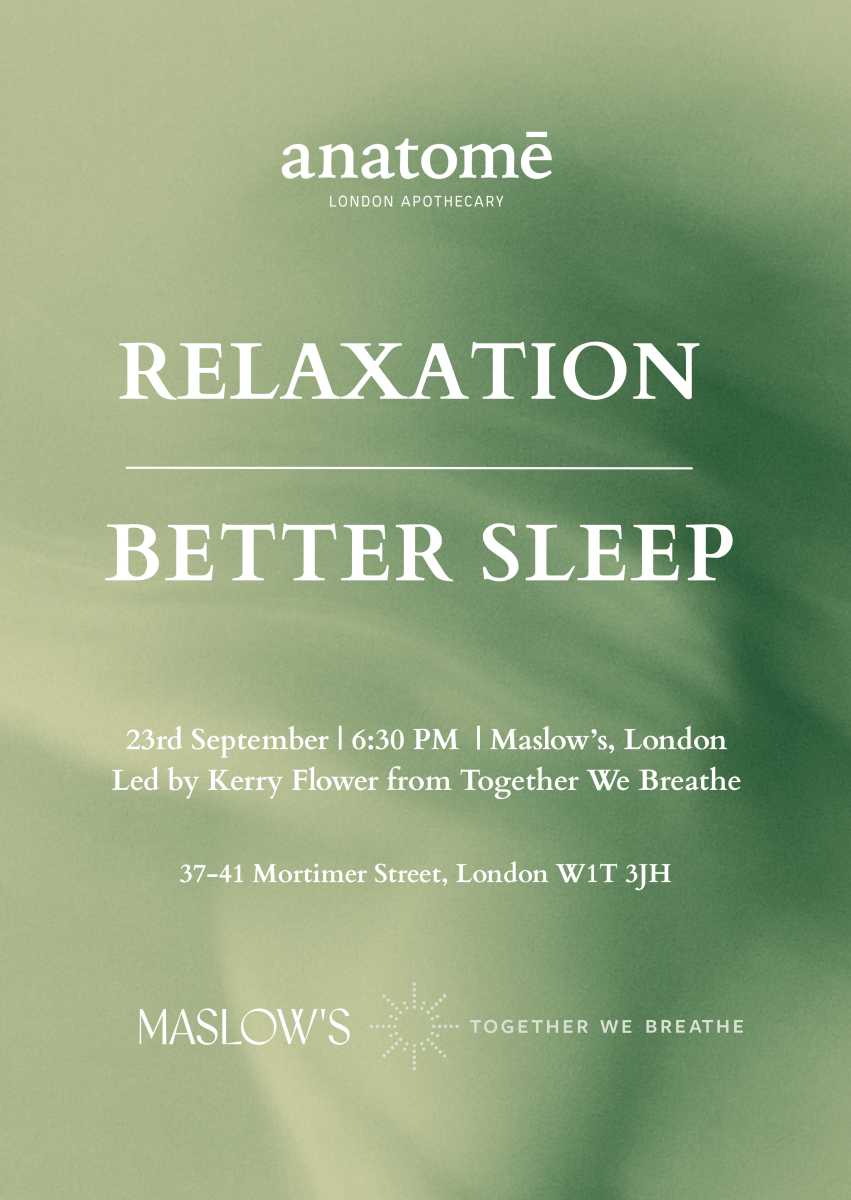 Relaxation for Better Sleep | 23rd September 6:30 pm - anatomē