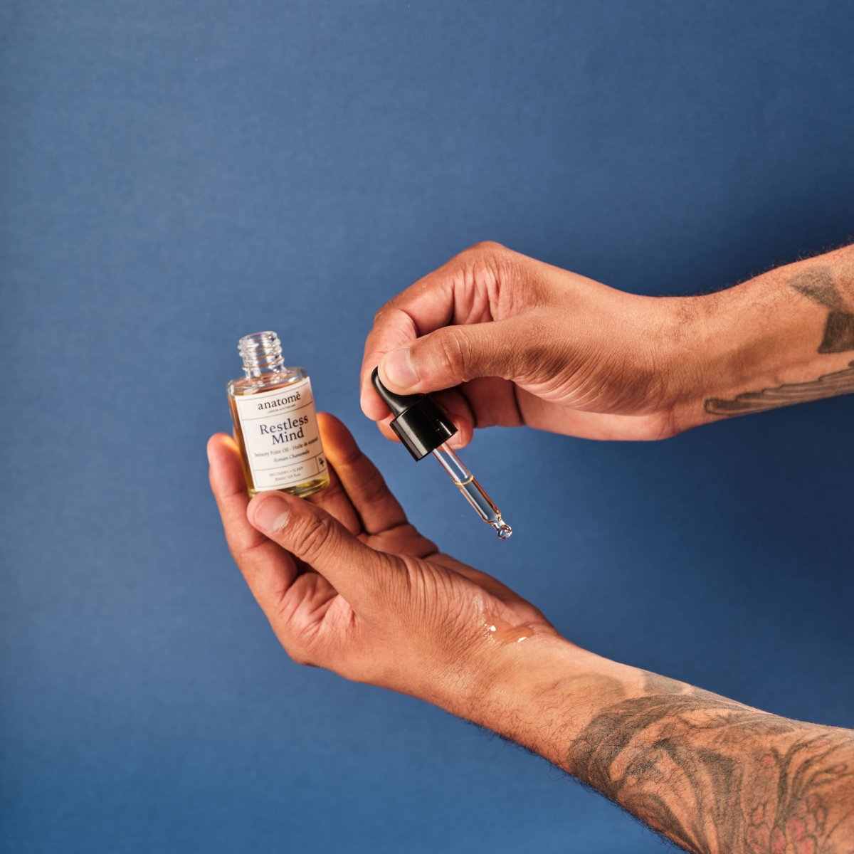 Restless Mind Sensory Point Sleep Oil | Roman Chamomile & Reset Supplement - anatomē