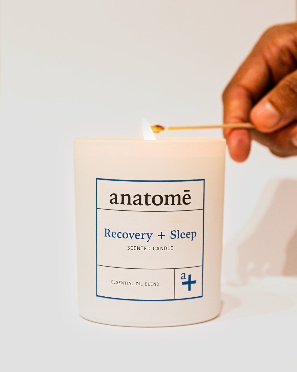 Sleep Candle – Ylang Ylang, Rose & Lavender for Restful Nights - anatomē