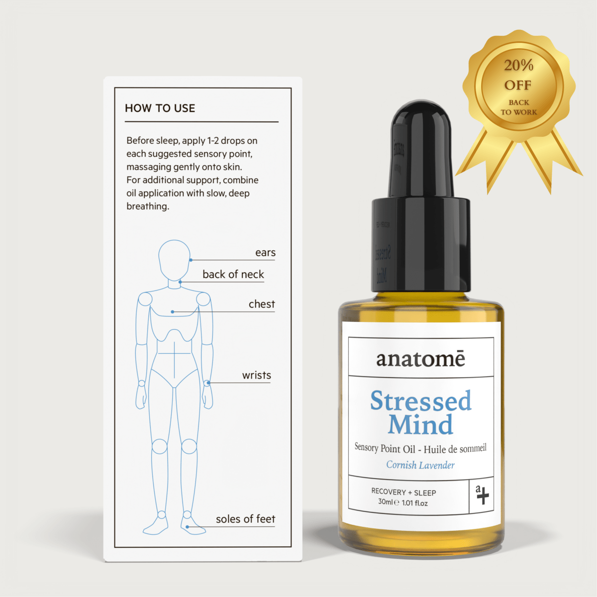Stressed Mind Sleep Oil | Lavender Complex - anatomē