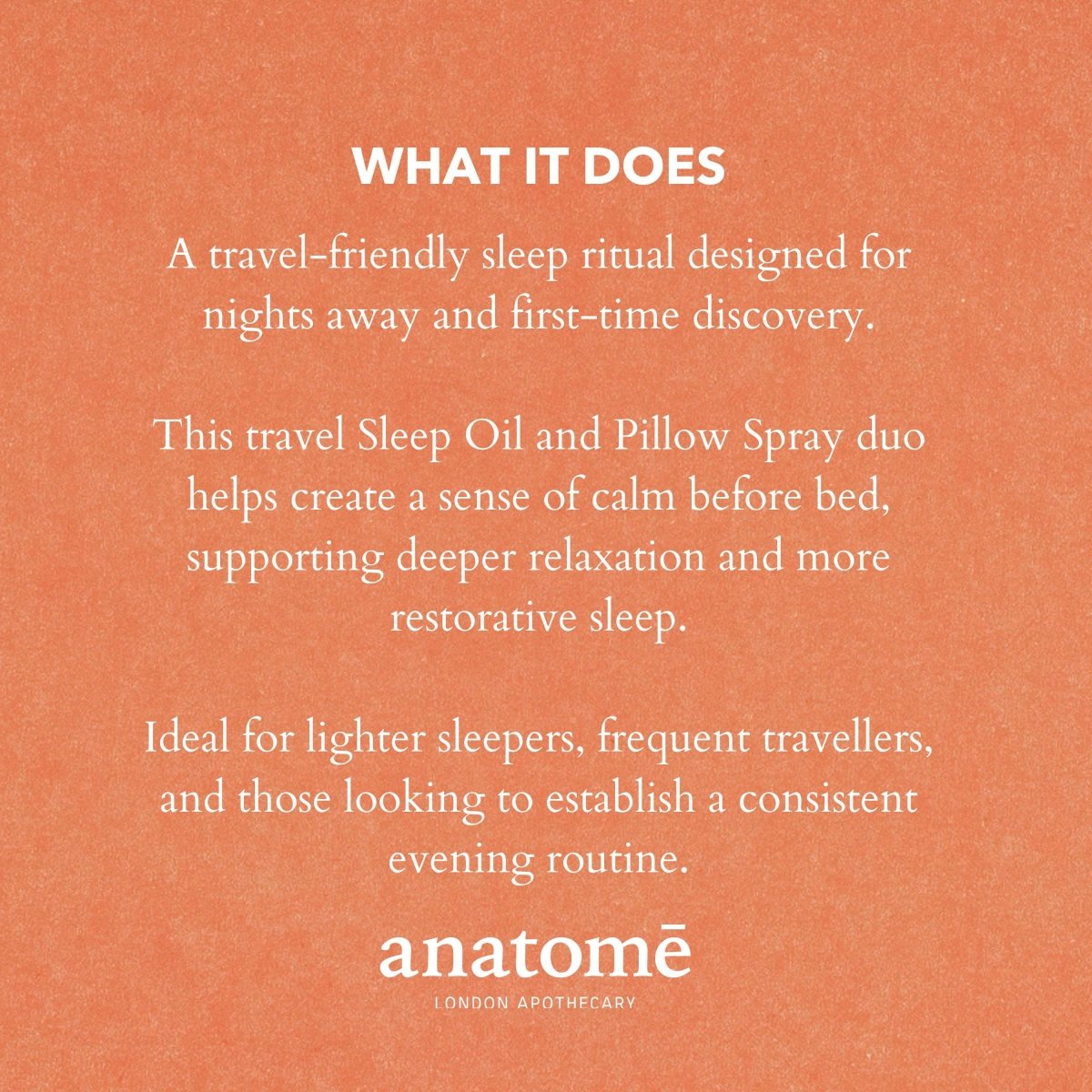 The Little Gift of Good Sleep - Frankincense | Overactive Mind - anatomē