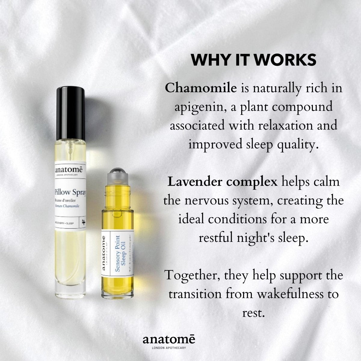 The Little Gift of Good Sleep Roman Chamomile | Can't stay asleep - anatomē