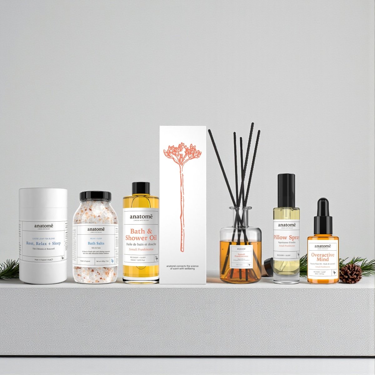 The Recovery + Sleep Gift Hamper - Frankincense Scent - anatomē