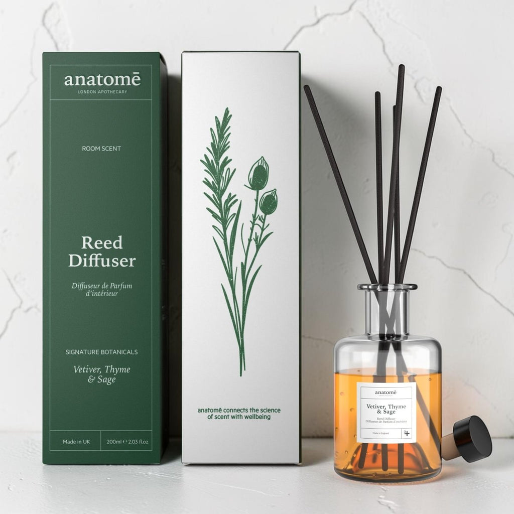 Vetiver Thyme & Sage Essential Oil Room Diffuser