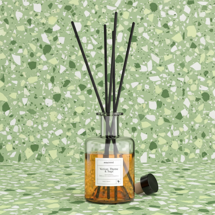 Vetiver, Thyme & Sage Oil Room Diffuser & Room Spray Gift Box - anatomē