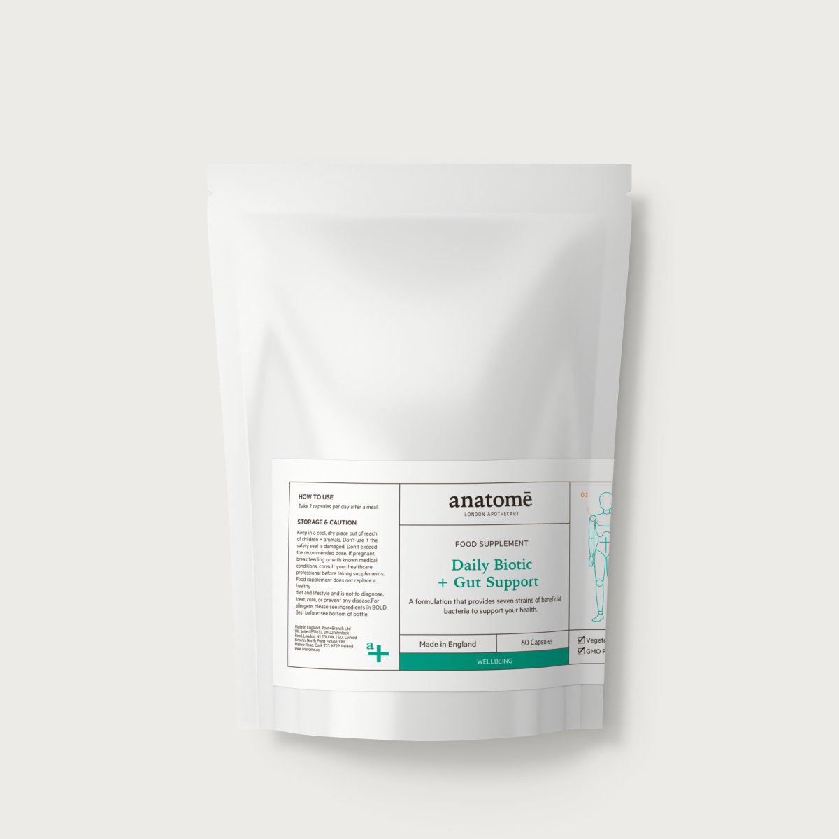 Essential Daily Probiotic + Gut Support - anatomē